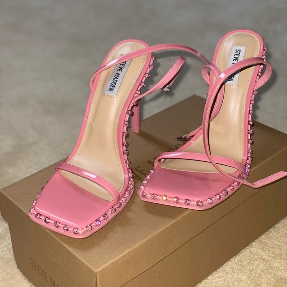 Steve Madden Pink Zelle Sandal Heels 